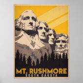 Mount Rushmore, South Dakota Poster (Voorkant)