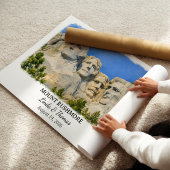 Mount Rushmore South Dakota Poster, Aquarel Poster