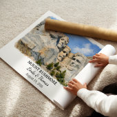 Mount Rushmore South Dakota Poster, Aquarel Poster
