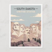 Mount Rushmore South Dakota Reis rond 1900 Briefkaart (Voorkant)