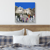 Mount Rushmore South Dakota Souvenir Canvas Afdruk (Insitu (Slaapkamer))