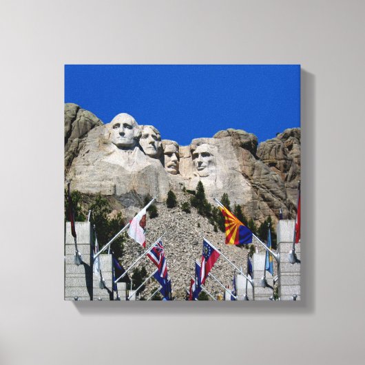 Mount Rushmore South Dakota Souvenir Canvas Afdruk (Voorkant)