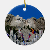Mount Rushmore South Dakota Souvenir Keramisch Ornament (Voorkant)