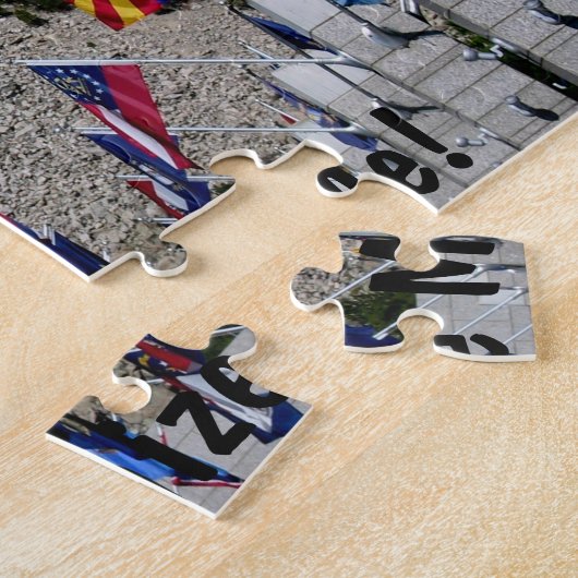 Mount Rushmore South Dakota Souvenir Legpuzzel (Zijkant)