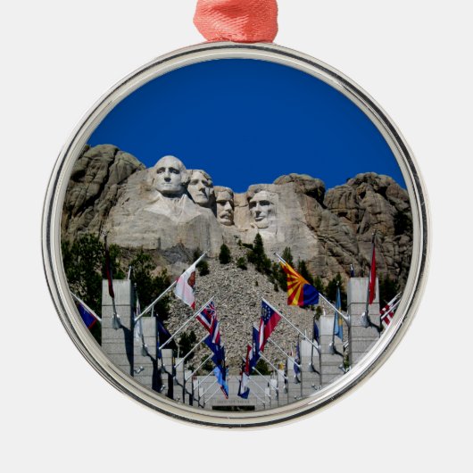 Mount Rushmore South Dakota Souvenir Metalen Ornament (Voorkant)