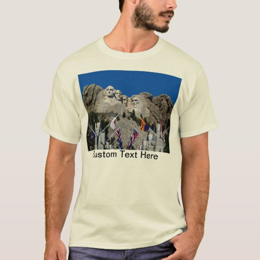 Mount Rushmore South Dakota Souvenir T-shirt (Voorkant)