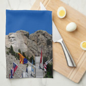Mount Rushmore South Dakota Souvenir Theedoek (Quarter Fold)