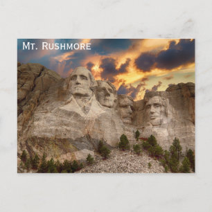 Mount Rushmore South Dakota Travel Photo Briefkaart