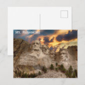 Mount Rushmore South Dakota Travel Photo Briefkaart (Voorkant / Achterkant)