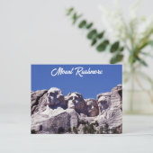 Mount Rushmore South Dakota Travel Photo Briefkaart (Staand voorkant)