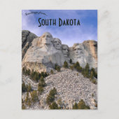 Mount Rushmore South Dakota, Verenigde Staten Briefkaart (Voorkant)