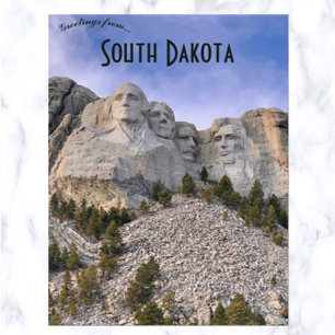 Mount Rushmore South Dakota, Verenigde Staten Briefkaart