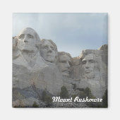 Mount Rushmore Square Magnet (Voorkant)