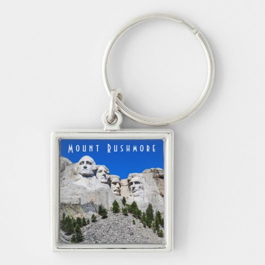 Mount Rushmore Square Sleutelhanger (Voorkant)