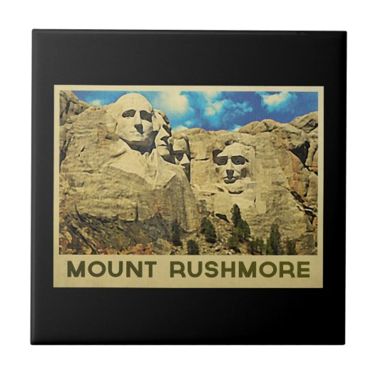 Mount Rushmore  Tegeltje (Voorkant)