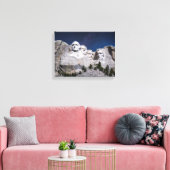 Mount Rushmore Timelapse Sky Canvas Afdruk (Insitu (Woonkamer))