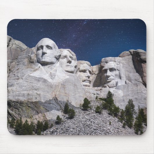 Mount Rushmore Timelapse Sky Muismat (Voorkant)