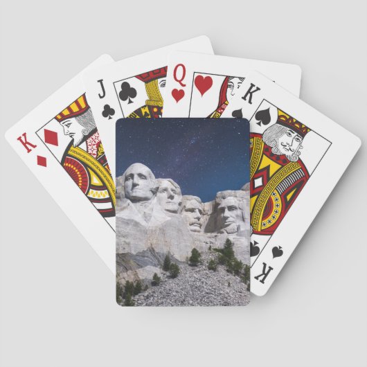 Mount Rushmore Timelapse Sky Pokerkaarten (Achterkant)