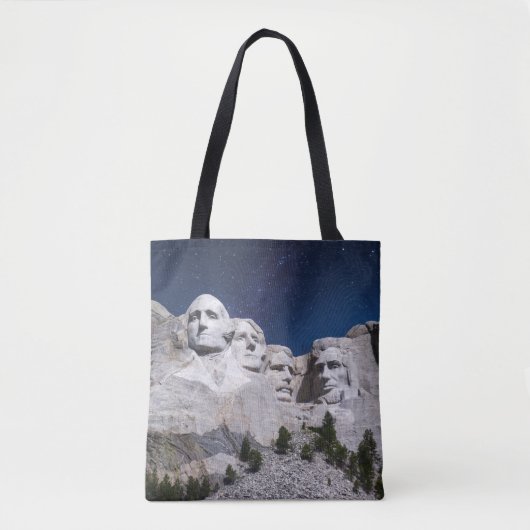 Mount Rushmore Timelapse Sky Tote Bag (Voorkant)