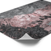 MOUNT RUSHMORE WATERVERF - ZUID-DAKOTA US POSTER (Hoek)