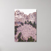 Mount Rushmore's Vier Canvas Afdruk (Voorkant)