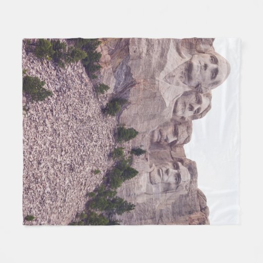 Mount Rushmore's Vier Fleece Deken (Voorkant (Horizontaal))
