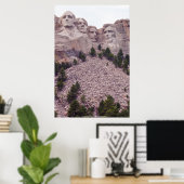 Mount Rushmore's Vier Poster (Thuiskantoor)
