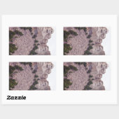 Mount Rushmore's Vier Rechthoekige Sticker (Vel)