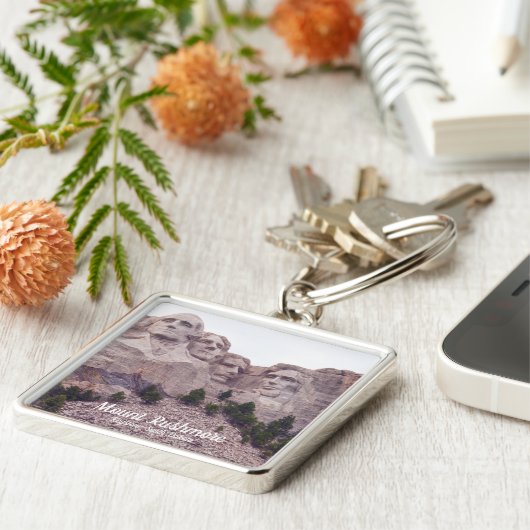 Mount Rushmore's Vier Sleutelhanger (Zijkant)