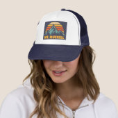Mount Russell California Retro Turquoise Trucker Pet (In situ)