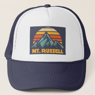 Mount Russell California Retro Turquoise Trucker Pet