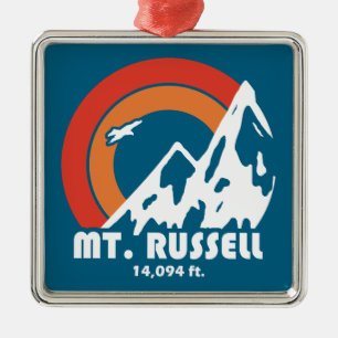 Mount Russell California Sun Eagle Metalen Ornament
