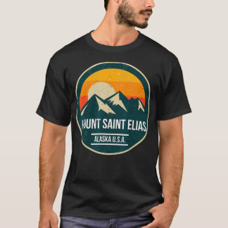 Mount Saint Elias Alaska National Park Camping en T-shirt