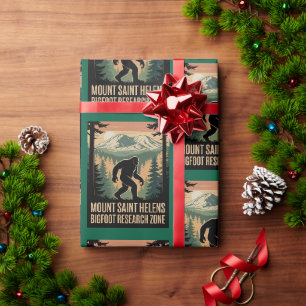 Mount Saint Helens Bigfoot Onderzoeksgebied Afslui Cadeaupapier
