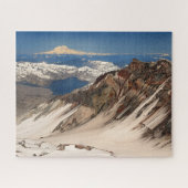 Mount Saint Helens Crater Rim and Mount Rainier Legpuzzel (Horizontaal)