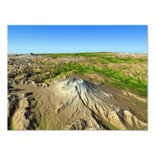 Mount Saint Helens Foto Afdruk (Voorkant)