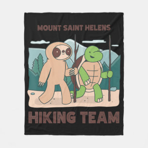 Mount Saint Helens hiking Team klimaat expedition Fleece Deken
