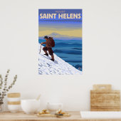 Mount Saint Helens - klimmer - Travel poster (Keuken)