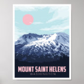 Mount Saint Helens Mountain, Washington, Verenigde Poster (Voorkant)