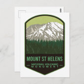 Mount Saint Helens National Volcanic Monument Briefkaart (Voorkant / Achterkant)