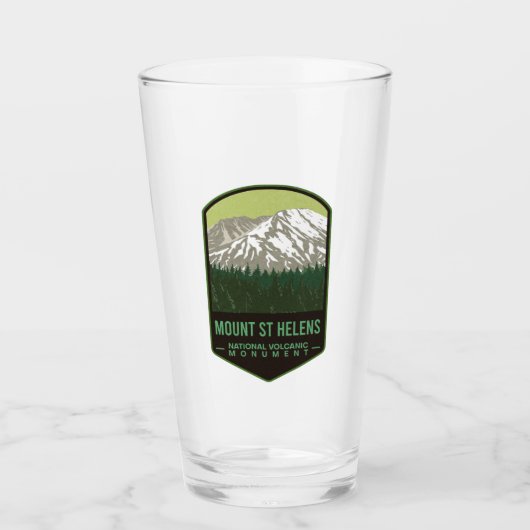 Mount Saint Helens National Volcanic Monument Glas (Voorkant)