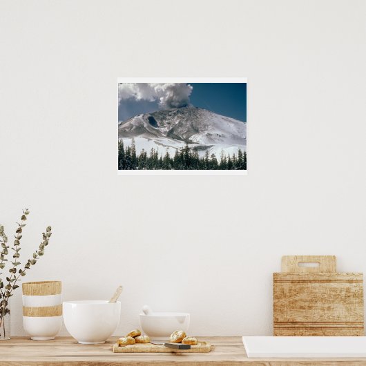 Mount Saint Helens - Pre-Eruption Poster (Keuken)