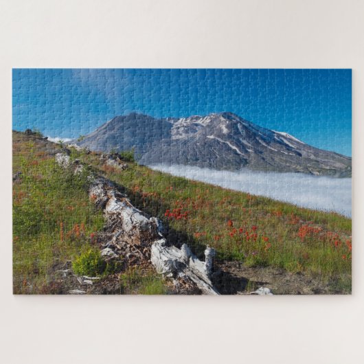 Mount Saint Helens Spring Flowers Legpuzzel (Horizontaal)