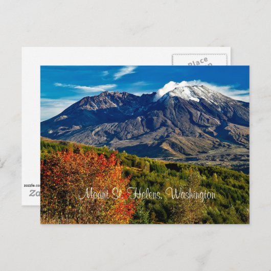 Mount Saint Helens, Washington Briefkaart (Voorkant / Achterkant)