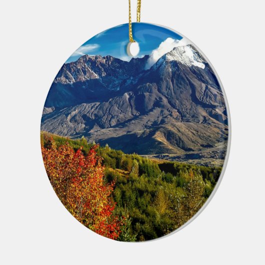 Mount Saint Helens, Washington Keramisch Ornament (Links)