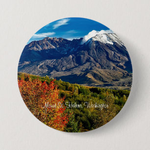 Mount Saint Helens, Washington Ronde Button 7,6 Cm