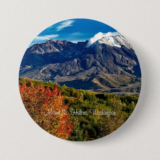 Mount Saint Helens, Washington Ronde Button 7,6 Cm (Voorkant)