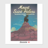 Mount Saint Helens Washington USA Sticker (Vel)