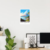 Mount Sakurajima Japan Reisprint Poster (Thuiskantoor)