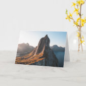 Mount Segla Senja Kaart (Gele Bloem)